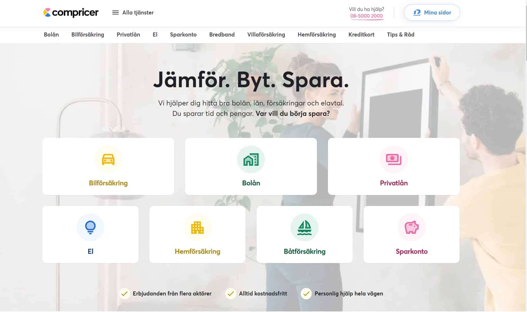 Compricerskärmdump