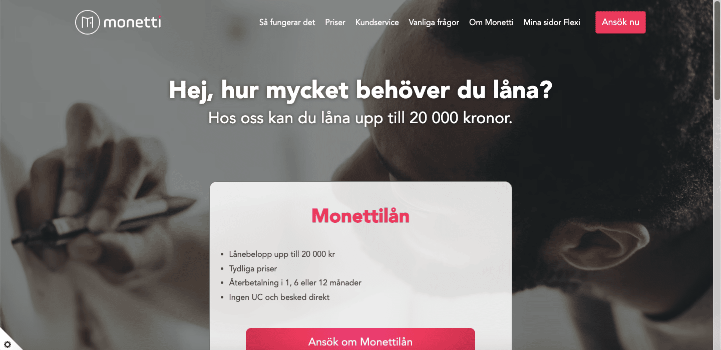 Monettiskärmdump