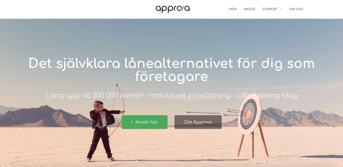 Approvaskärmdump