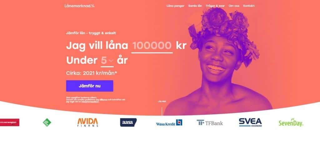 Lånemarknad.seskärmdump