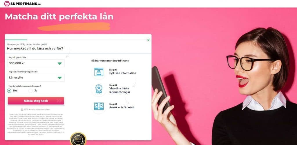 Superfinansskärmdump