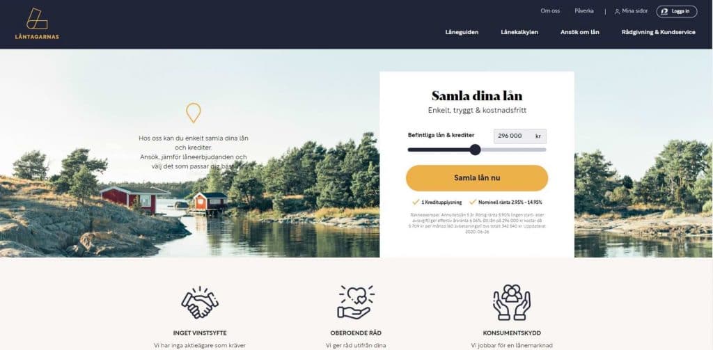 Låntagarnasskärmdump
