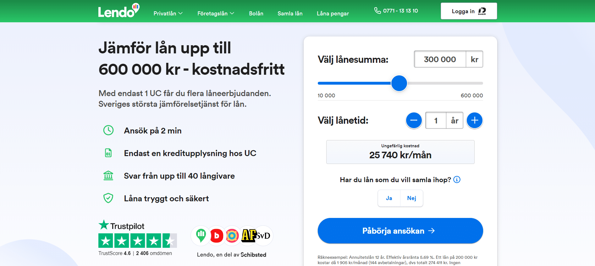 Lendoskärmdump